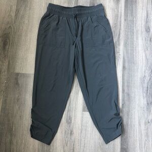 Prana midtown capri cropped pant ruched side active workout outdoor